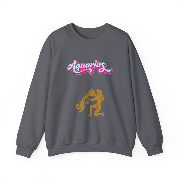 'Aquarius' Zodiac Unisex Crewneck Sweatshirt