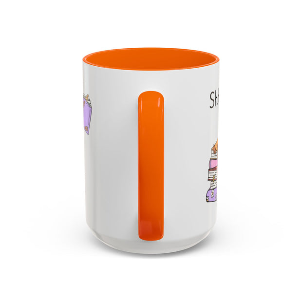 'Shhh...I'm Plotting' Accent Coffee Mug