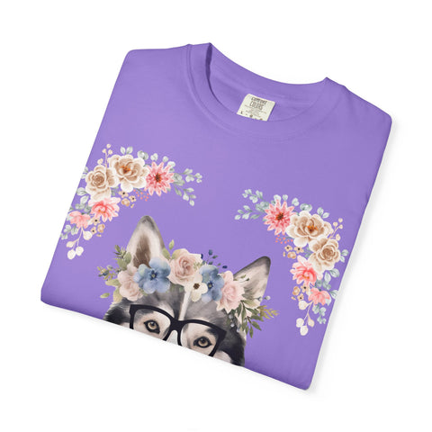 Geeky Goddess Siberian Husky Unisex T-Shirt