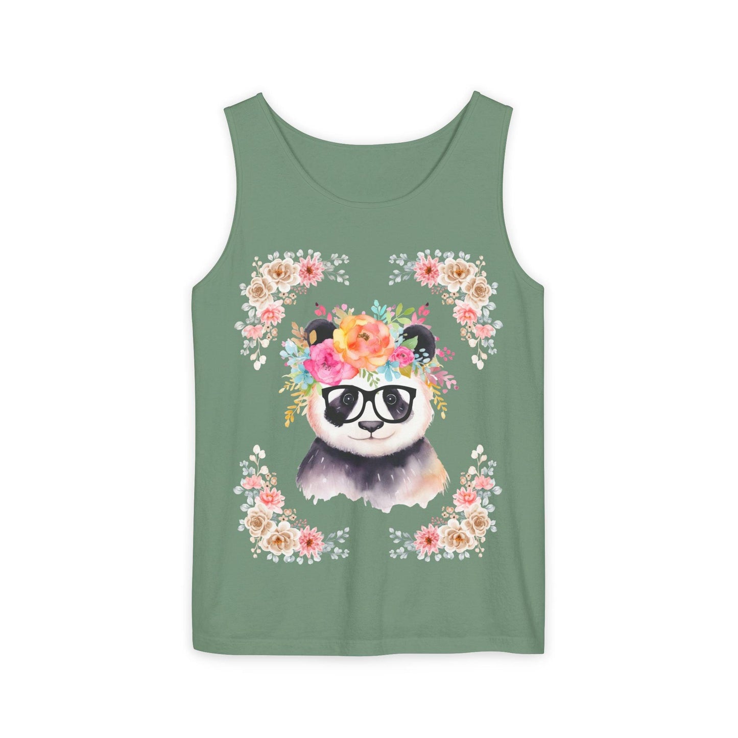 Geeky Goddess Panda Unisex Tank Top