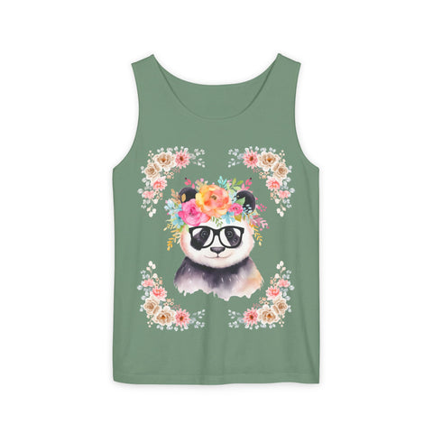 Geeky Goddess Panda Unisex Tank Top