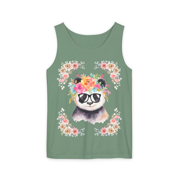 Geeky Goddess Panda Unisex Tank Top