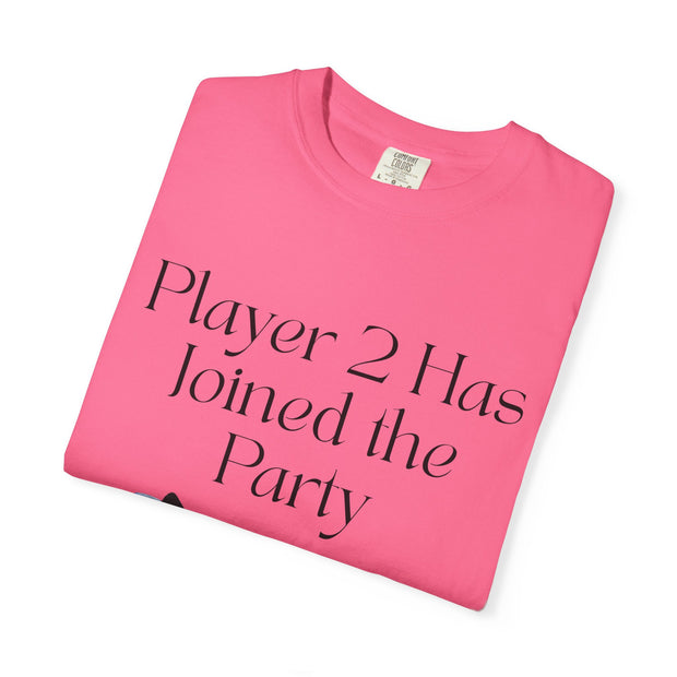'Player 2 Has Joined The Party' 'Est. 2025' Unisex T-shirt