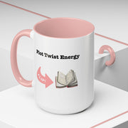 'Plot Twist Energy' Accent Coffee Mug