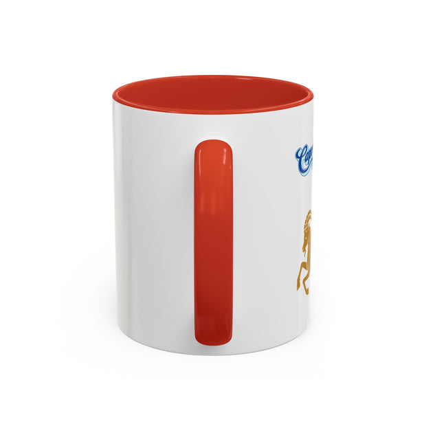 'Capricorn' Zodiac Accent Coffee Mug
