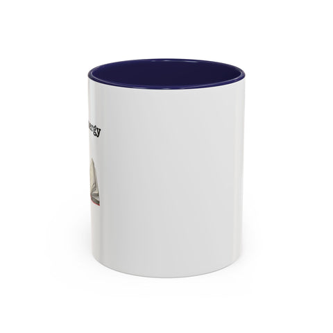 'Plot Twist Energy' Accent Coffee Mug