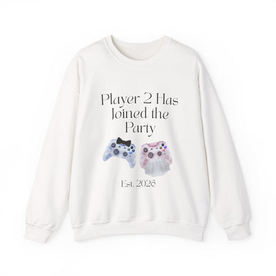 'Player 2 Has Joined The Party' 'Est. 2026' Unisex Crewneck Sweatshirt