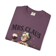 Mrs. Claus Wine Club T-Shirt, Fun Christmas Tee, Holiday Humor Shirt, Unique Gift for Wine Lovers, Mrs Claus Wine Lover Apparel