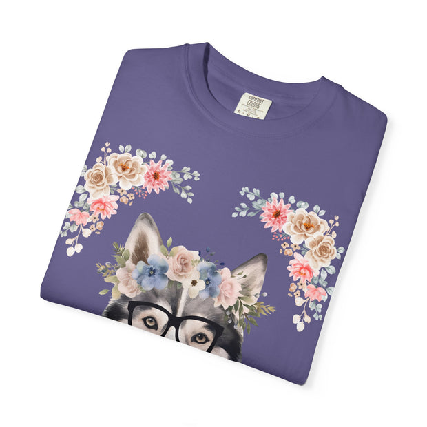 Geeky Goddess Siberian Husky Unisex T-Shirt