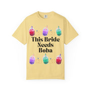 'The Bride Needs Boba' Unisex T-Shirt