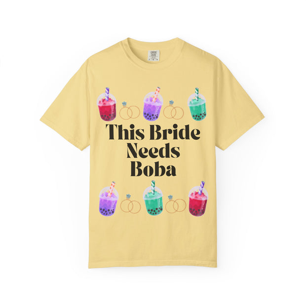 'The Bride Needs Boba' Unisex T-Shirt