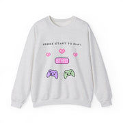 'Press Start to Slay' Unisex Crewneck Sweatshirt