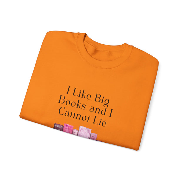 'I Like Big Books and I Cannot Lie' Unisex Crewneck Sweatshirt