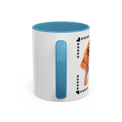 Geeky Good Beagle Accent Coffee Mug