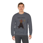 'Witch, Please. Too Much Magical To Handle' Wizard Unisex Crewneck Sweatshirt