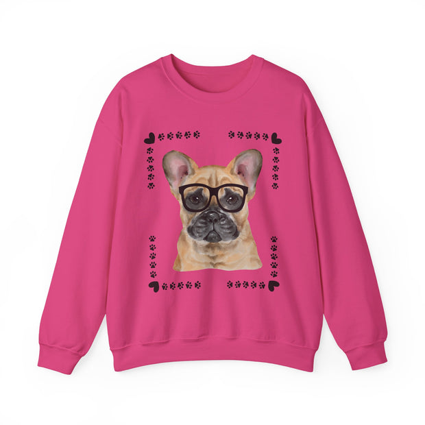 Geeky Good French Bulldog Unisex Sweatshirt