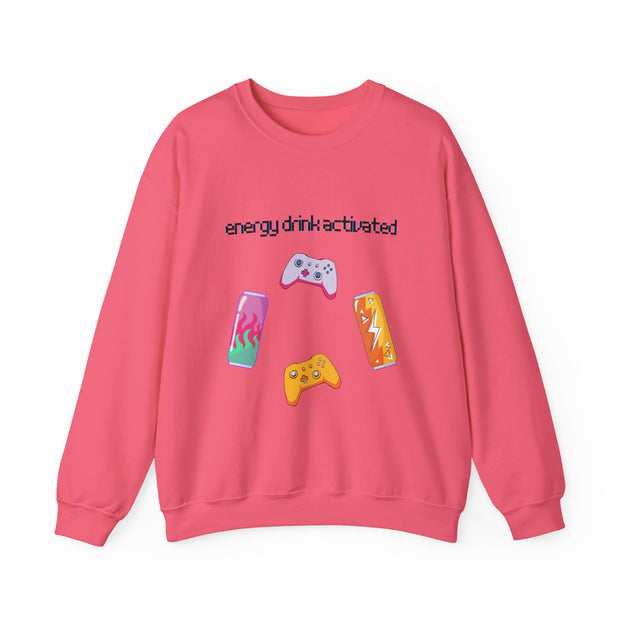 'Energy Drink Activated' Unisex Crewneck Sweatshirt