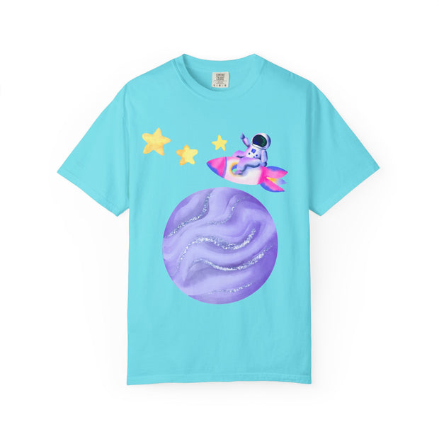Astronaut Taking Off In Space Unisex T-Shirt