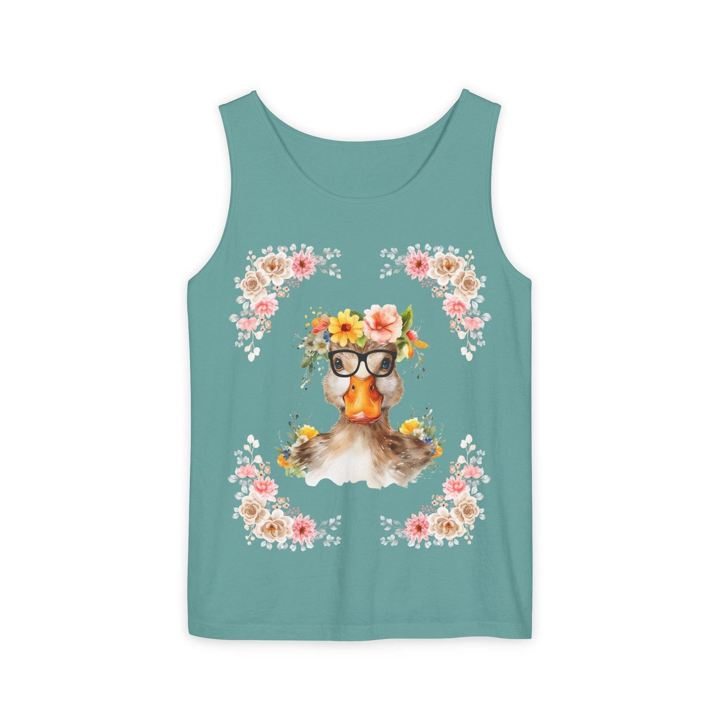 Geeky Goddess Duck Unisex Tank Top