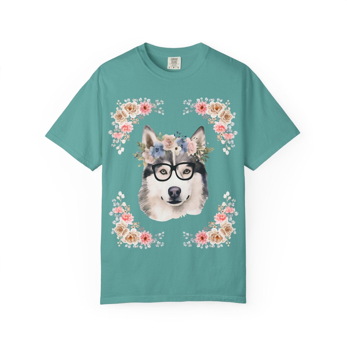 Geeky Goddess Siberian Husky Unisex T-Shirt