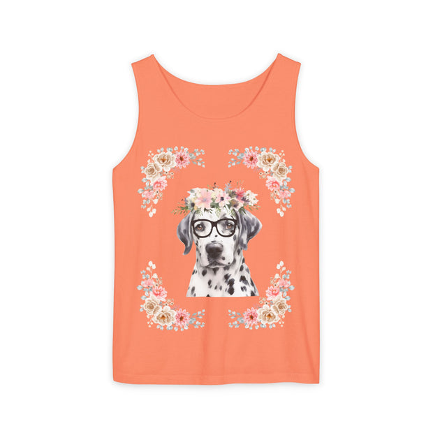 Geeky Goddess Dalmatian Unisex Tank Top