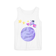 Astronaut Taking Off In Space Unisex Tank Top