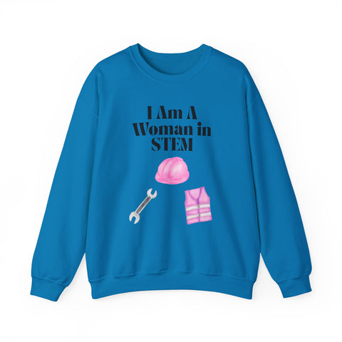 'I Am A Woman In STEM' Engineer Unisex Crewneck Sweatshirt