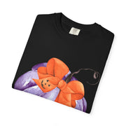 Purple Pumpkin Wrapped In A Bow Unisex T-Shirt