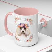Geeky Goddess French Poodle Accent Coffee Mug