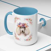 Geeky Goddess French Poodle Accent Coffee Mug