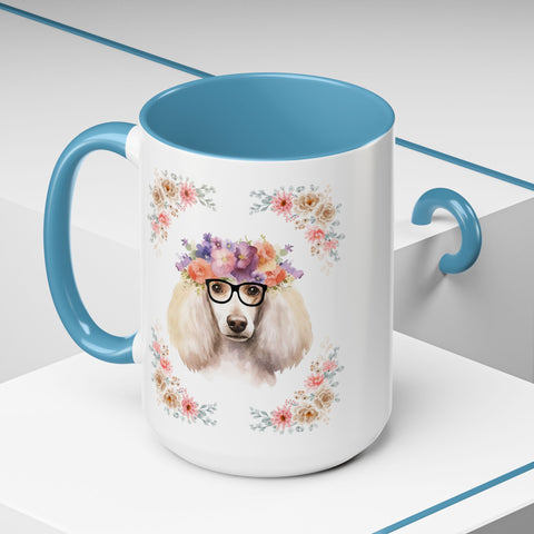 Geeky Goddess French Poodle Accent Coffee Mug