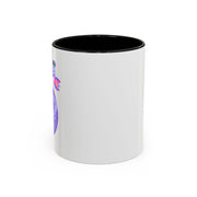Astronaut Taking Off In Space Accent Coffee Mug