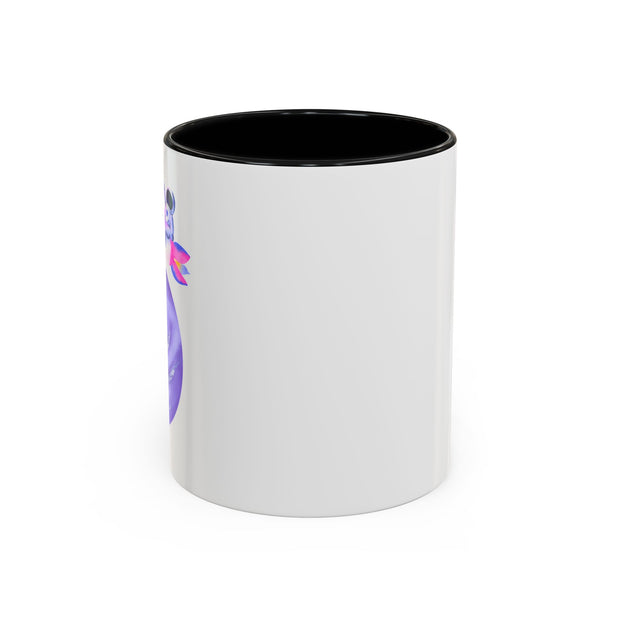 Astronaut Taking Off In Space Accent Coffee Mug