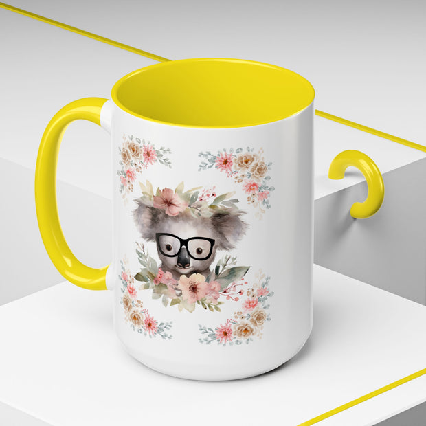 Geeky Goddess Koala Accent Coffee Mug