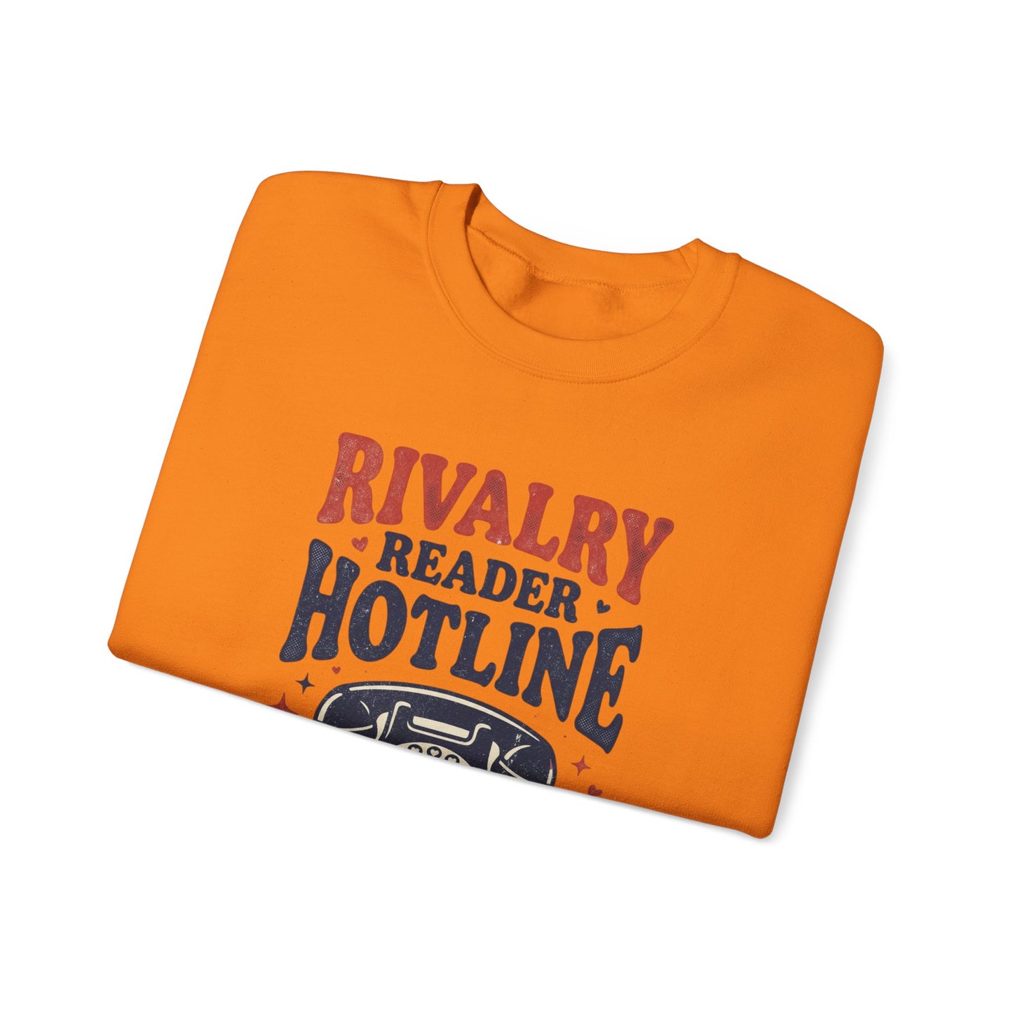 Rivalry Reader Hotline Sweatshirt, Hockey Romance Booktok Crewneck, Sports Romance Reader Pullover