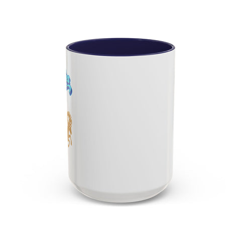 'Aries' Zodiac Accent Coffee Mug