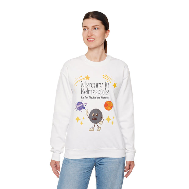 'Mercury In Retroshade: It's Not Me, It's The Planets' Unisex Crewneck Sweatshirt