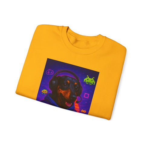 Gaming Dog Crewneck Sweatshirt - Perfect Gift for Gamers, Cozy Unisex Sweatshirt, Video Game Apparel, Animal Lover Gift, Casual Hoodie [...]