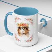 Geeky Goddess Guinea Pig Accent Coffee Mug