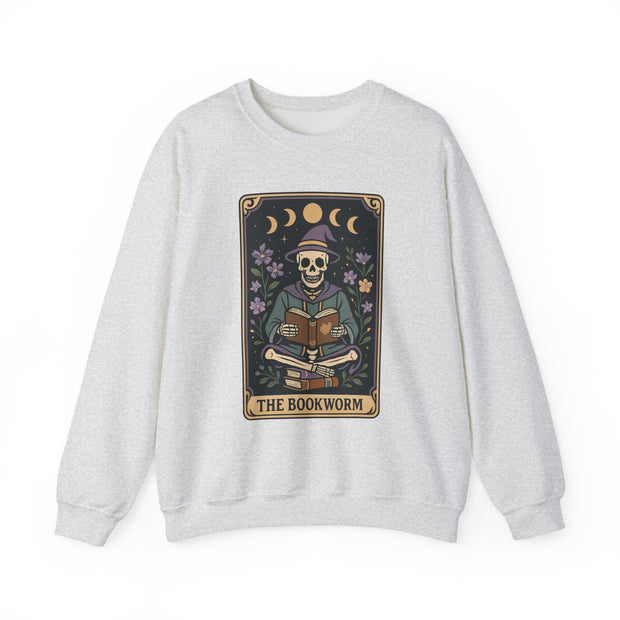 Bookworm Skeleton Crewneck Sweatshirt