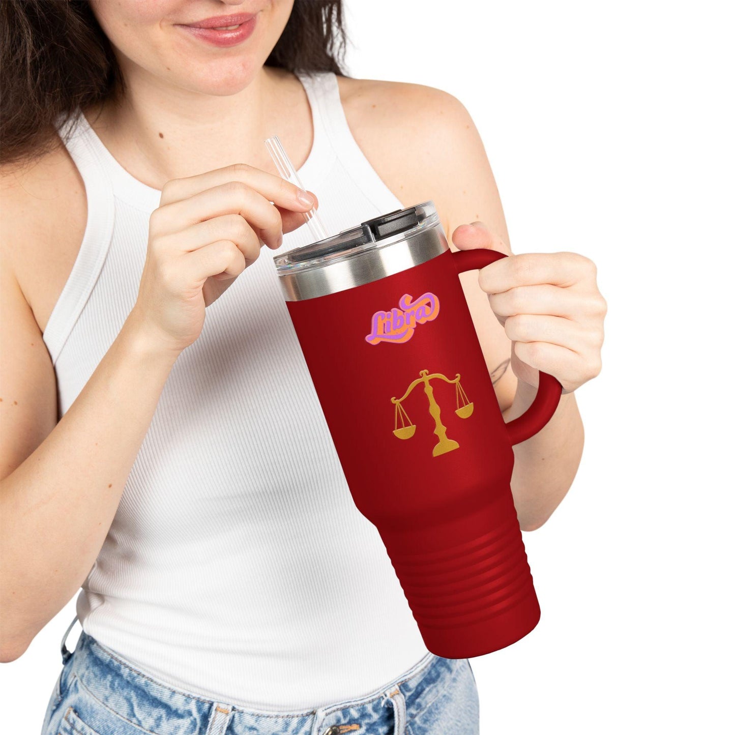 'Libra' Insulated Travel Mug, 40z.