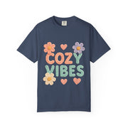 Cozy Vibes T-shirt - Unisex Garment-Dyed