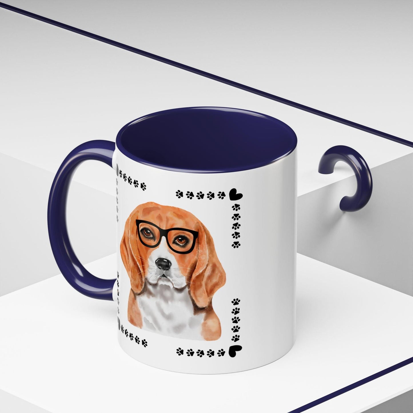 Geeky Good Beagle Accent Coffee Mug