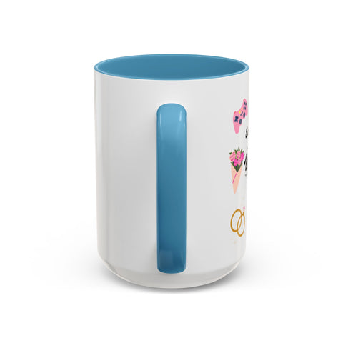 'Side Quest: Bridesmaid Duties' Accent Coffee Mug