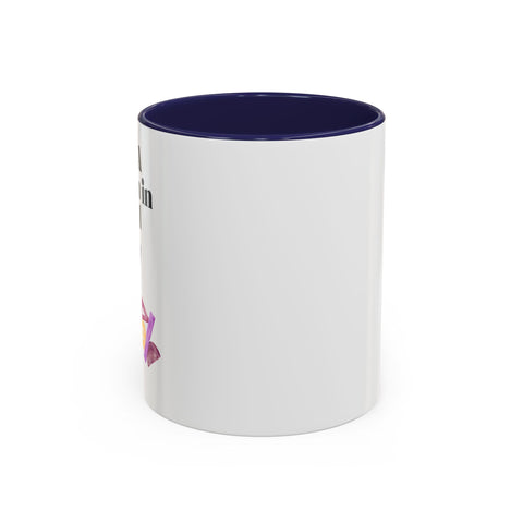 'I Am A Woman In STEM' Accent Coffee Mug