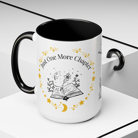 'Just One More Chapter' Accent Coffee Mug