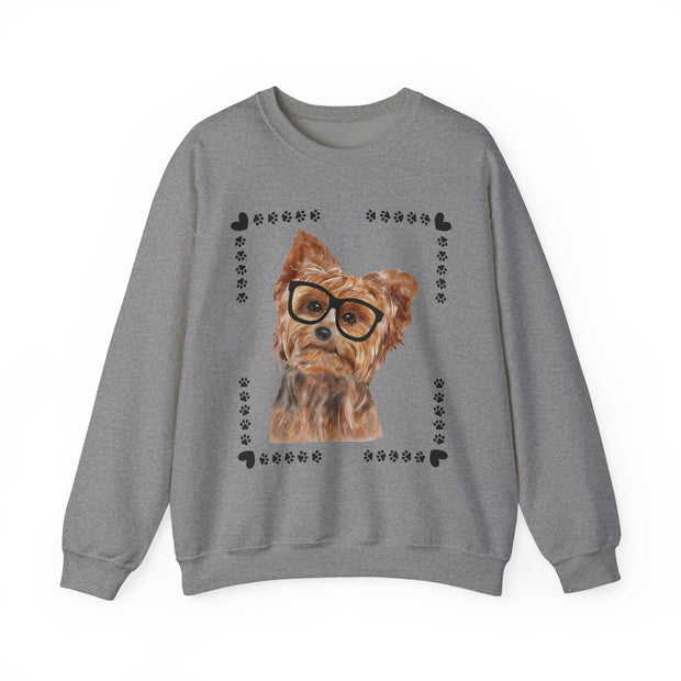 Geeky Good Yorkie Crewneck Sweatshirt