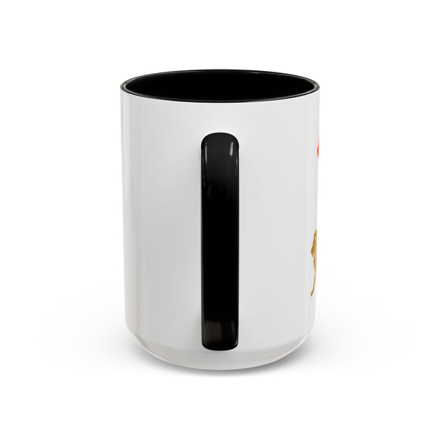 'Leo' Zodiac Accent Coffee Mug