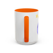 Astronaut Taking Off In Space Accent Coffee Mug