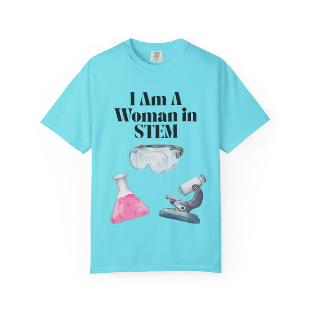 'I Am A Woman In STEM' Scientist Unisex T-shirt